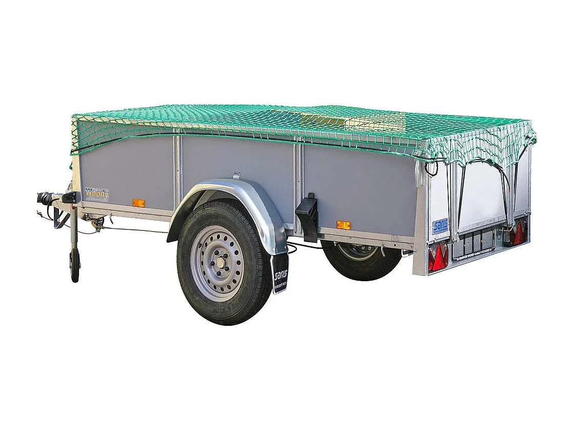 Filet de sécurité pour remorque en polypropylène – 350 cm x 250 cm, mailles 50x50 mm