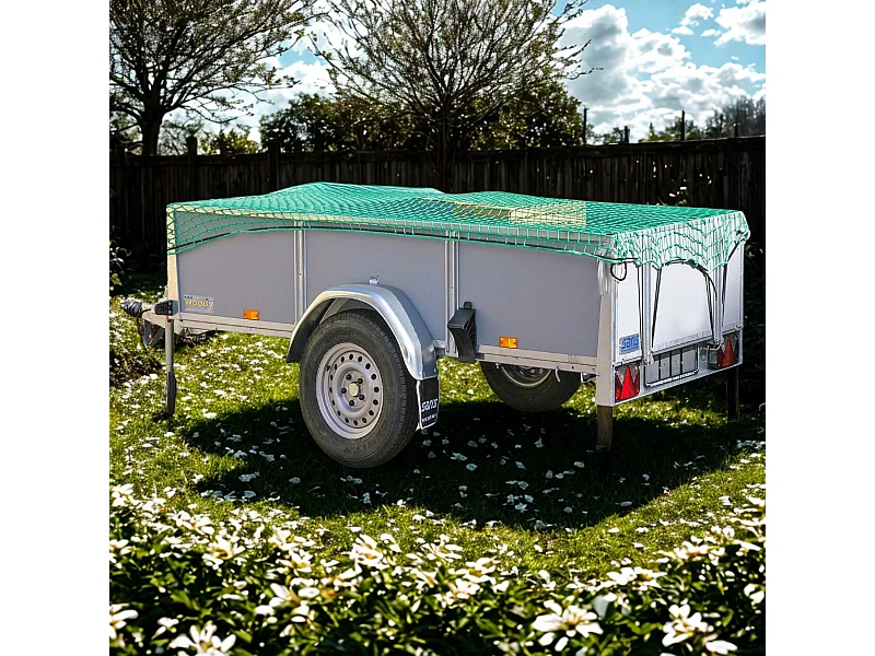Veiligheidsnet voor aanhangwagen van polypropyleen – 350 cm x 250 cm, maaswijdte 50x50 mm
