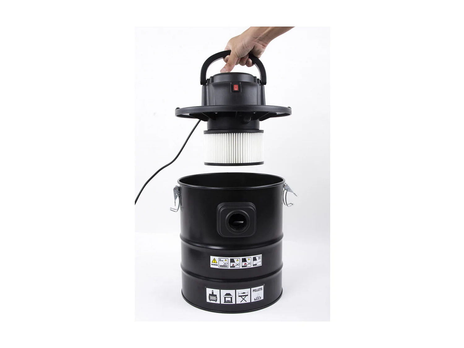 Aspirateur bidon Warmtech 1000 W, 20 L