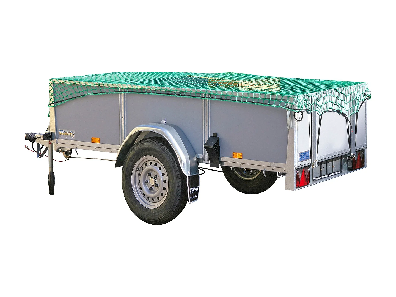 Filet de sécurité pour remorque en polypropylène – 160 cm x 250 cm, mailles 50x50 mm