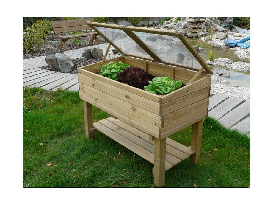 Serre sur Pieds Solid - Pin Sylvestre - 1200 x 600 x 900 mm