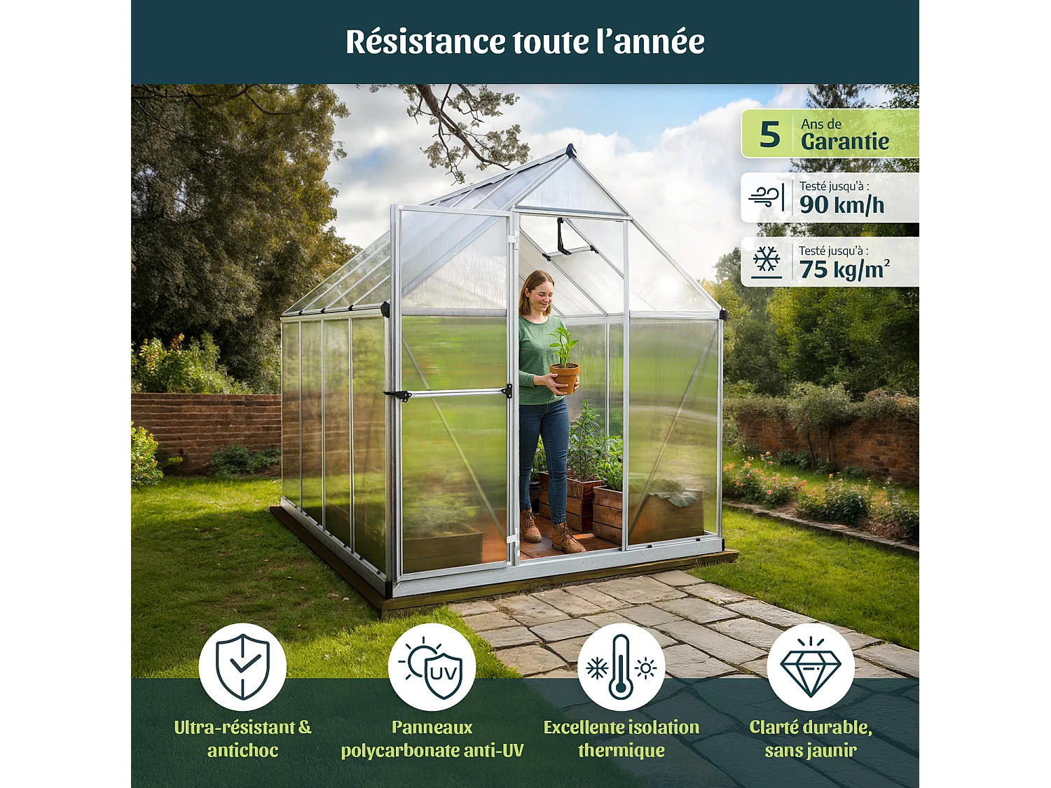 Canopia Mythos Serre de jardin