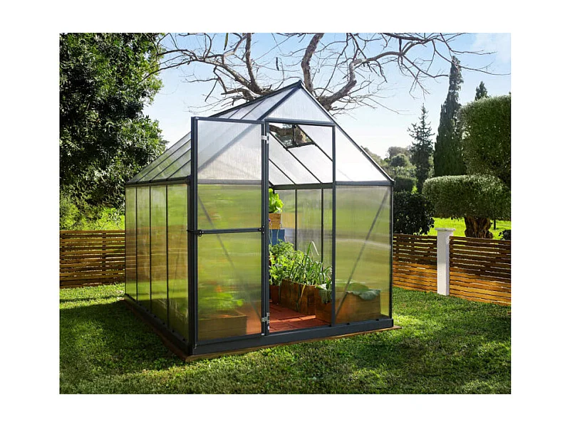 Serre de jardin Mythos 6x8 - Gris - Palram by Canopia