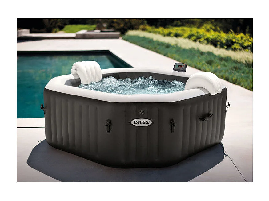 Spa Intex Jets & Bulles Deluxe 4 places - 201 x 71 cm