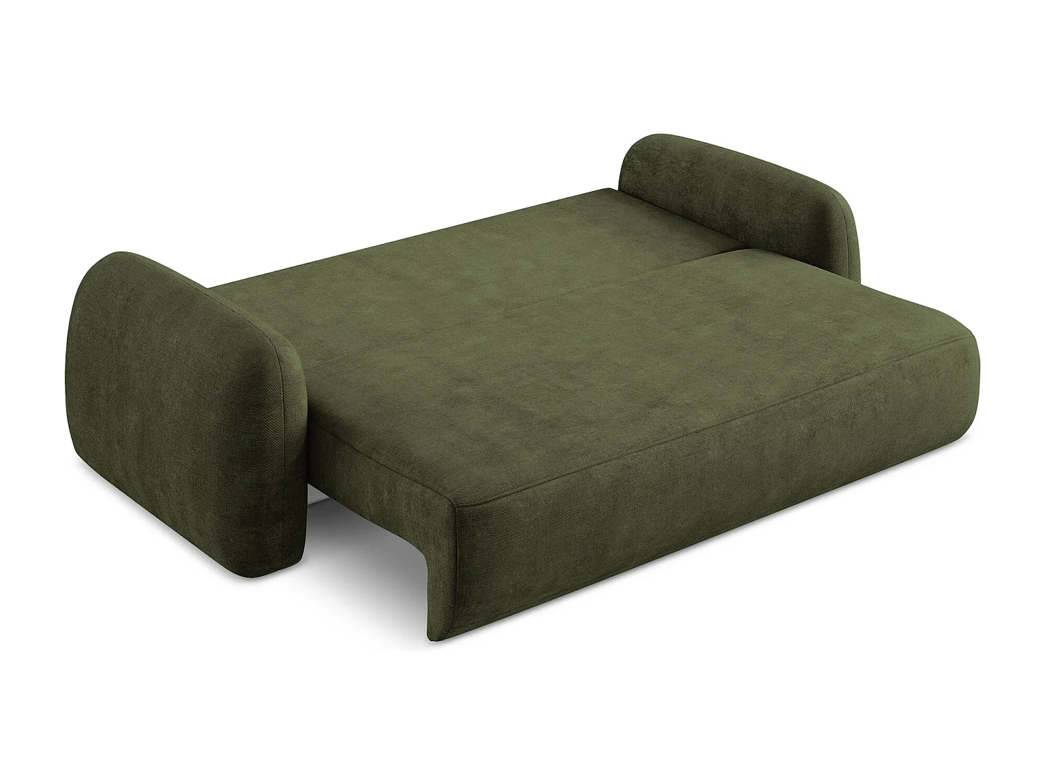 3-Sitzer Sofa mit Schlaffunktion - Chenille - Olive - HALE