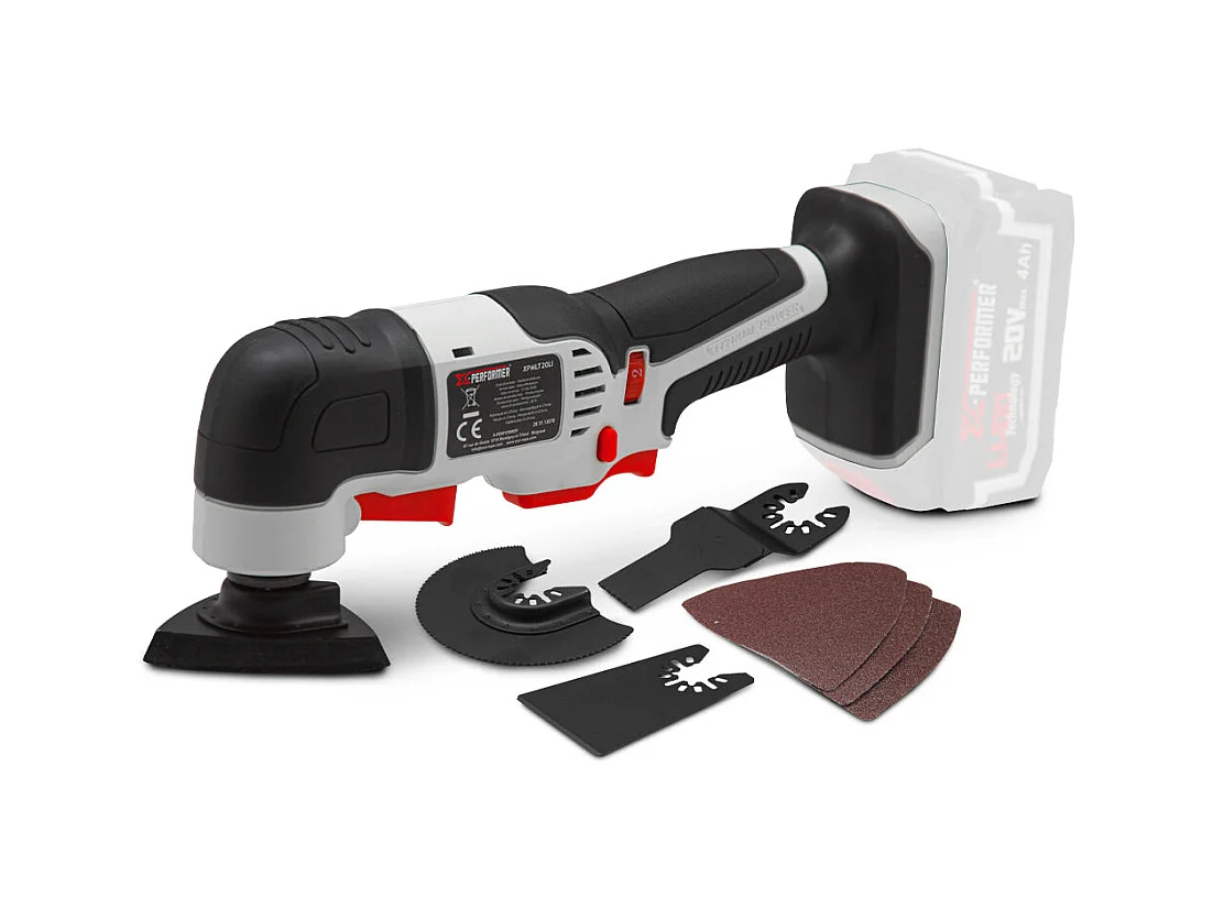 Outil multifonctions sans fil 20V X-Performer – oscillation 3° – sans batterie