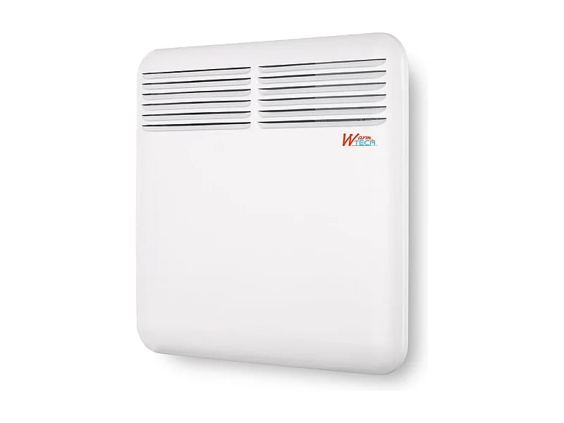 Elektrische muurverwarming 1000 W – Elektronische thermostaat – 24-uurs timer – Wit