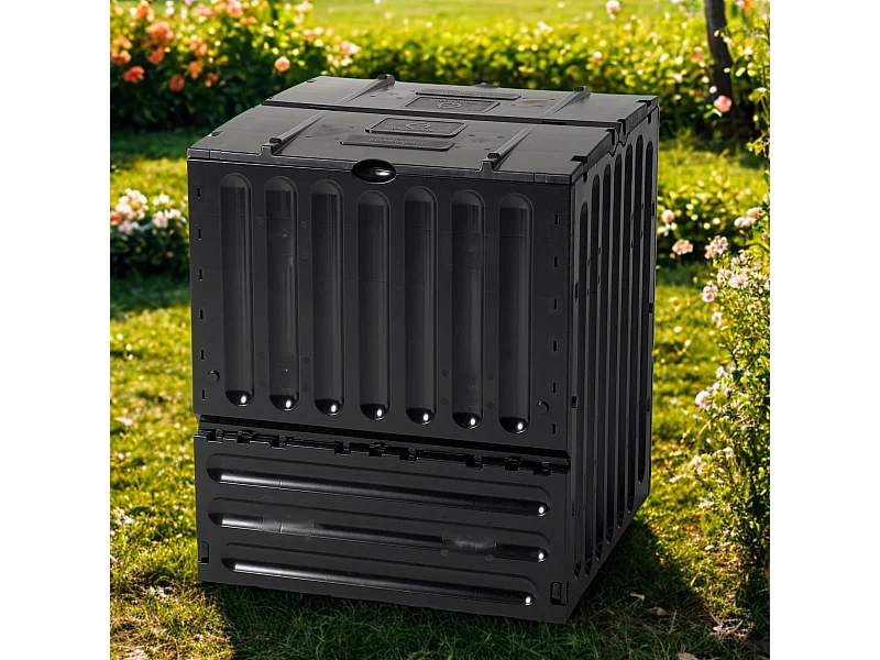 Composter ECO-KING 400L Zwart - Eenvoudige montage zonder gereedschap