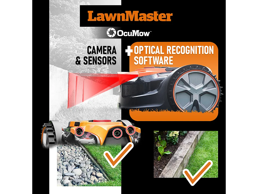 Robot tondeuse autonome 24V - 8Ah sans fil périmétrique - Le robot le plus simple du marché