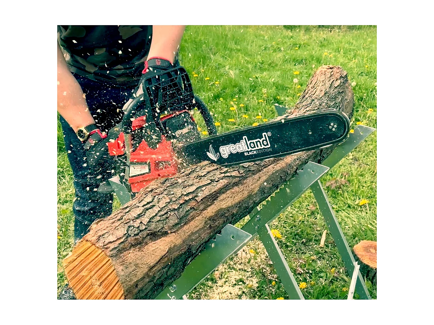 Tronçonneuse Thermique Greatland Black Edition - 58 CC, Guide 51,5 cm