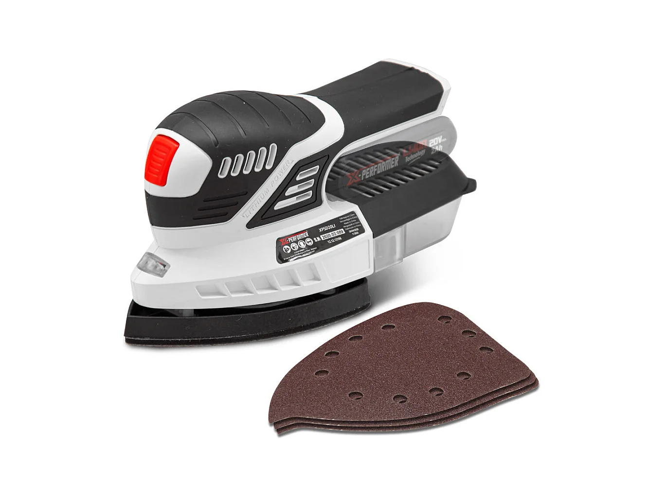 Ponceuse triangulaire sans fil 20V X-Performer (sans batterie)