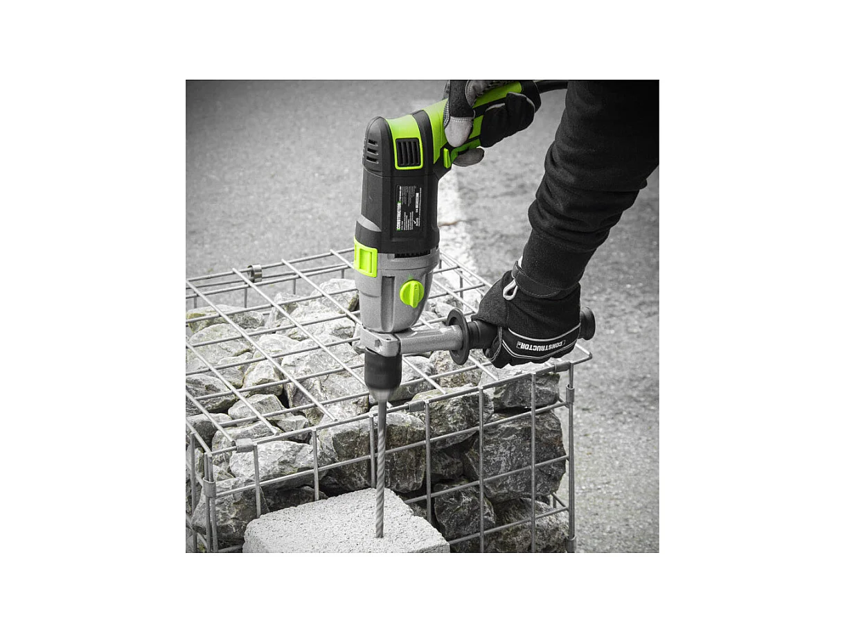 Perceuse à percussion Constructor 1050 W, mandrin auto 13 mm