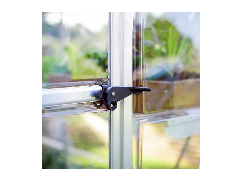 Serre de jardin en aluminium argent et polycarbonate Harmony 5.7m²