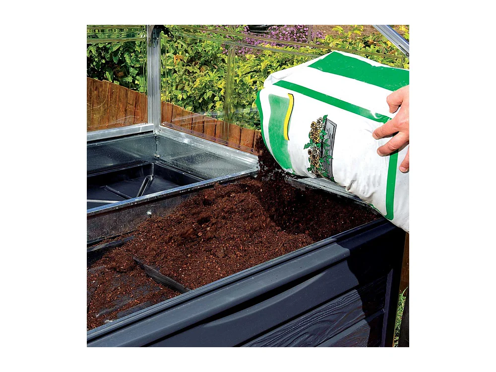 Mini-serre de jardin en aluminium et polycarbonate Plant-Inn