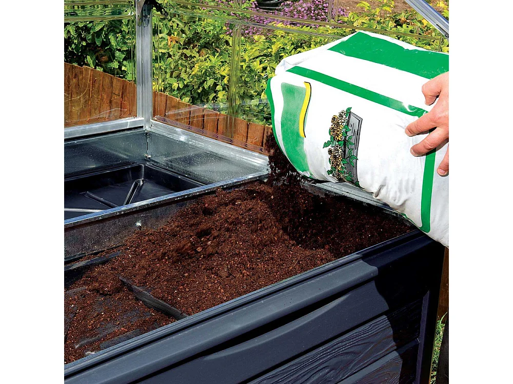 Mini-serre de jardin en aluminium et polycarbonate Plant-Inn