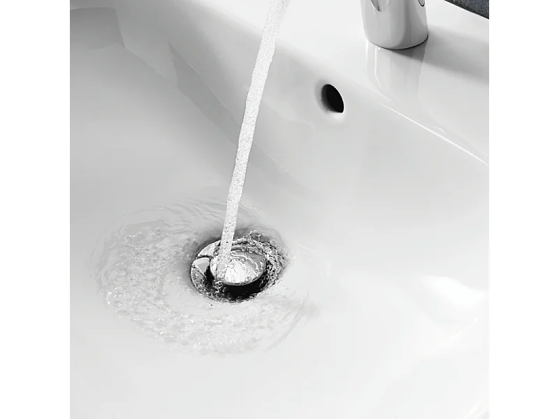 Vasque à poser GROHE Euro Ceramic 60cm  + Mitigeur lavabo M GROHE Eurosmart avec vidage Chromé