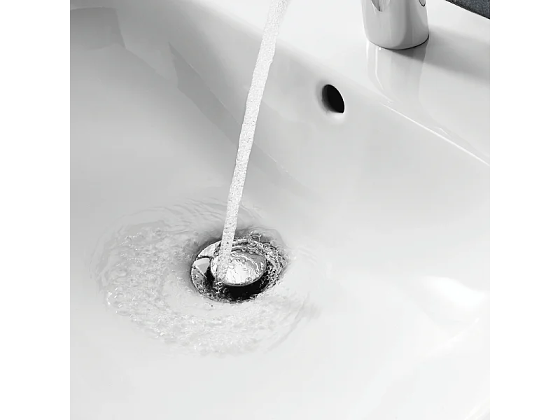 Vasque à poser GROHE Euro Ceramic 60cm  + Mitigeur lavabo M GROHE Eurosmart avec vidage Chromé