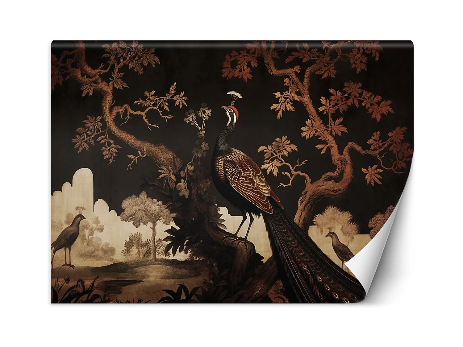 Wallpaper, Oriental tree peacock - 450x315