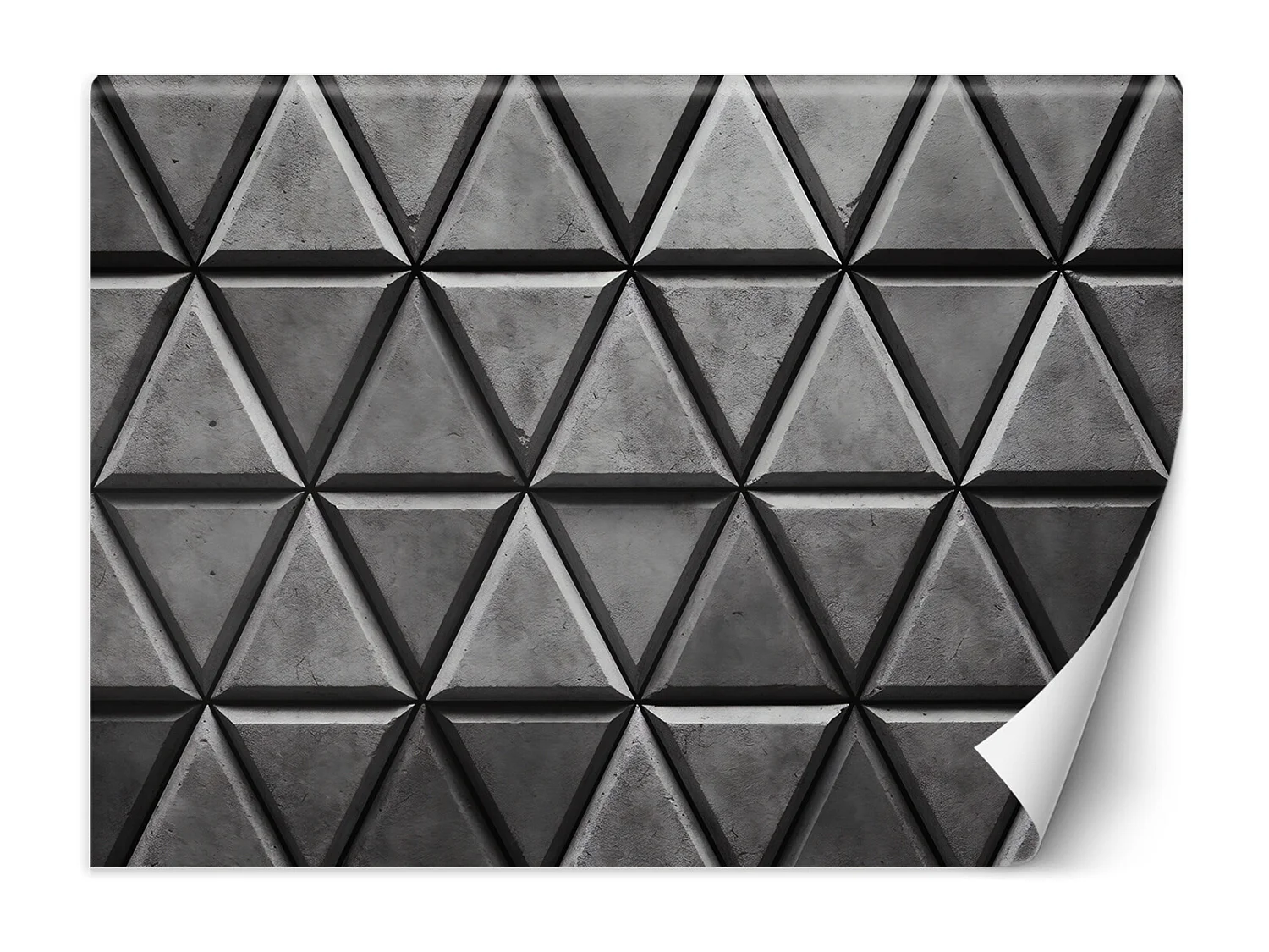 Wallpaper, Geometric triangles 3D - 300x210
