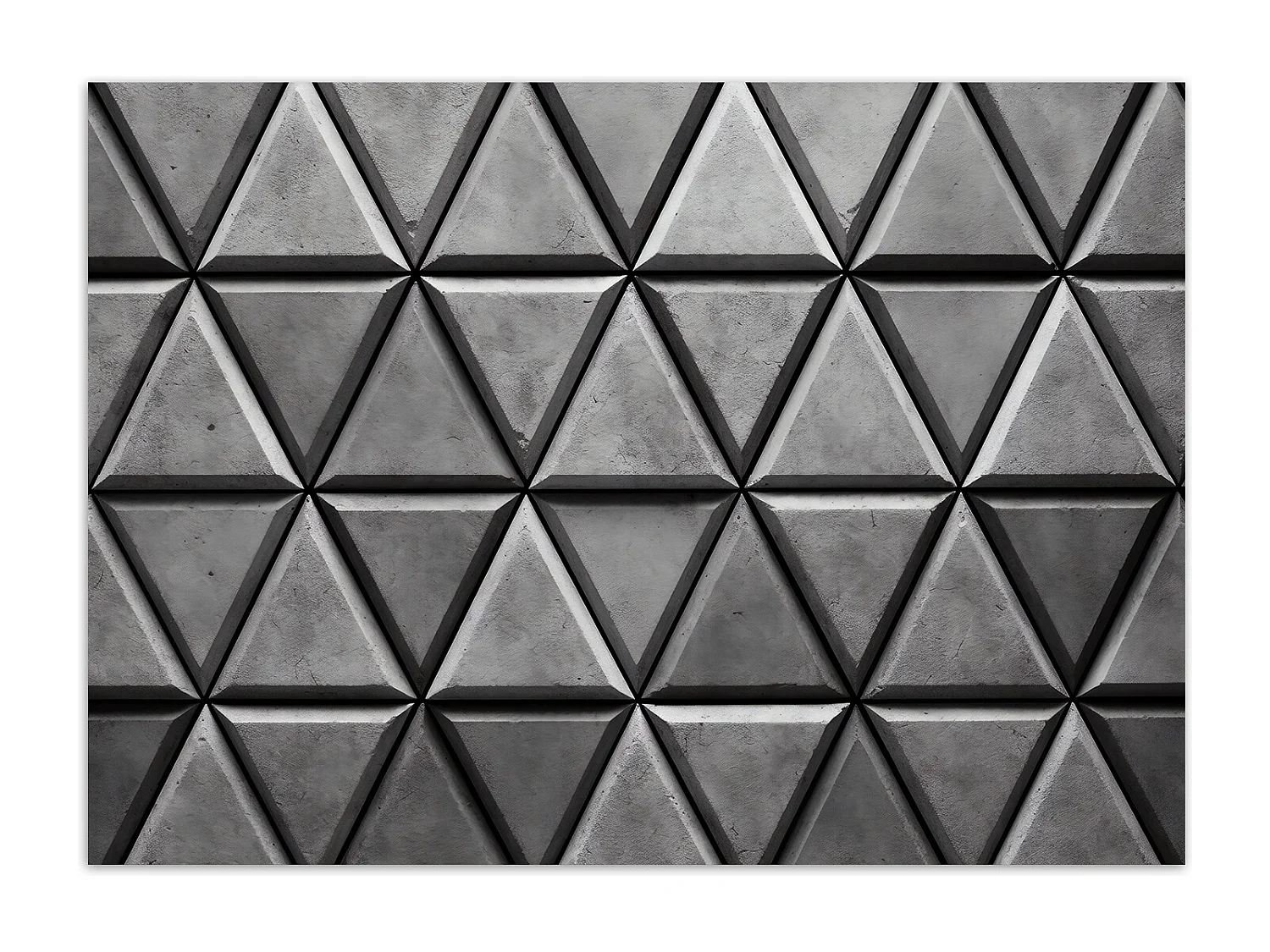 Wallpaper, Geometric triangles 3D - 300x210