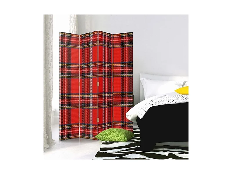 Paravento bilaterale, A scacchi - 145x170