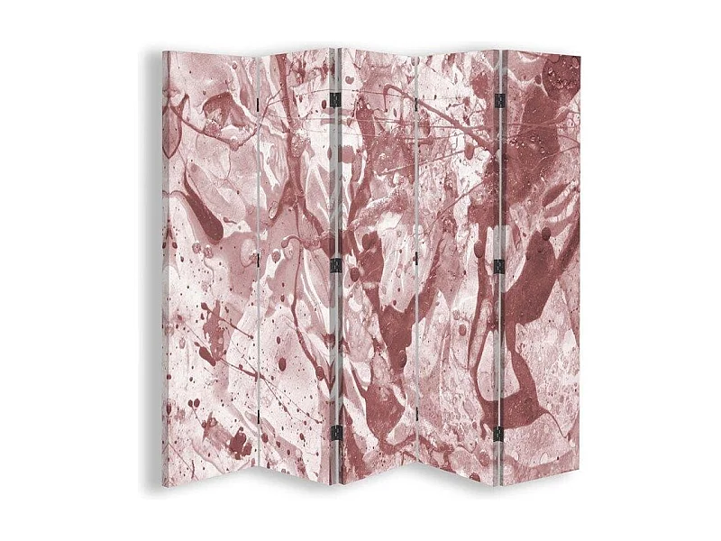 Paravento bilaterale, Fuoriuscita di vernice - astratto - 180x170