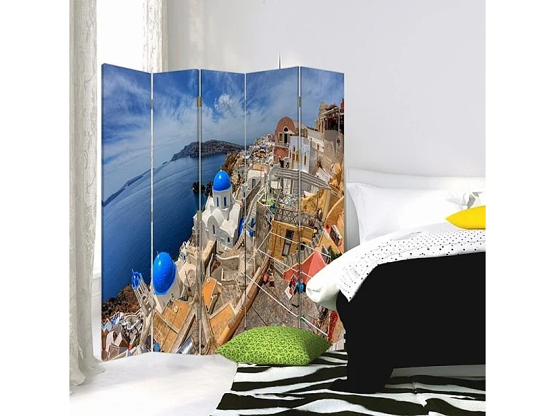 Paravento bilaterale, Santorini - 180x170