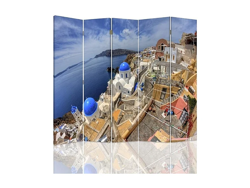 Paravento bilaterale, Santorini - 180x170