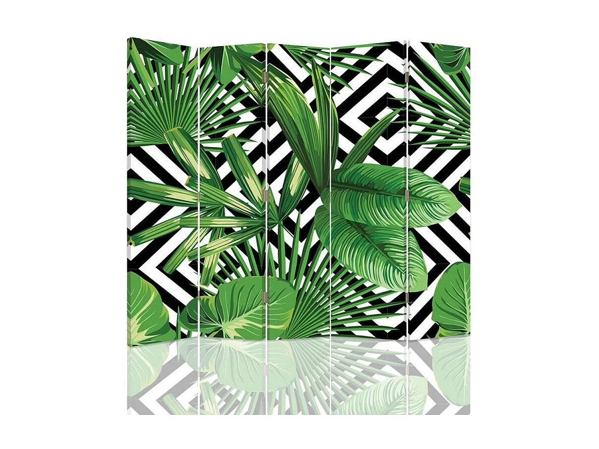 Paravento bilaterale, Composizione delle foglie - 180x170