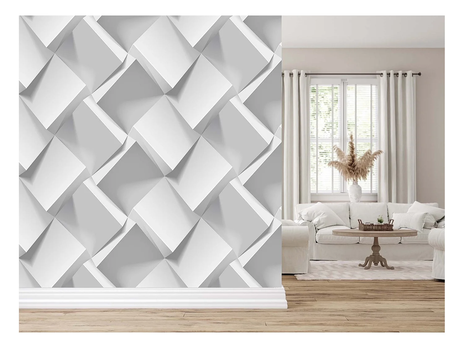 Carta Da Parati, Illusione 3D - 450x315