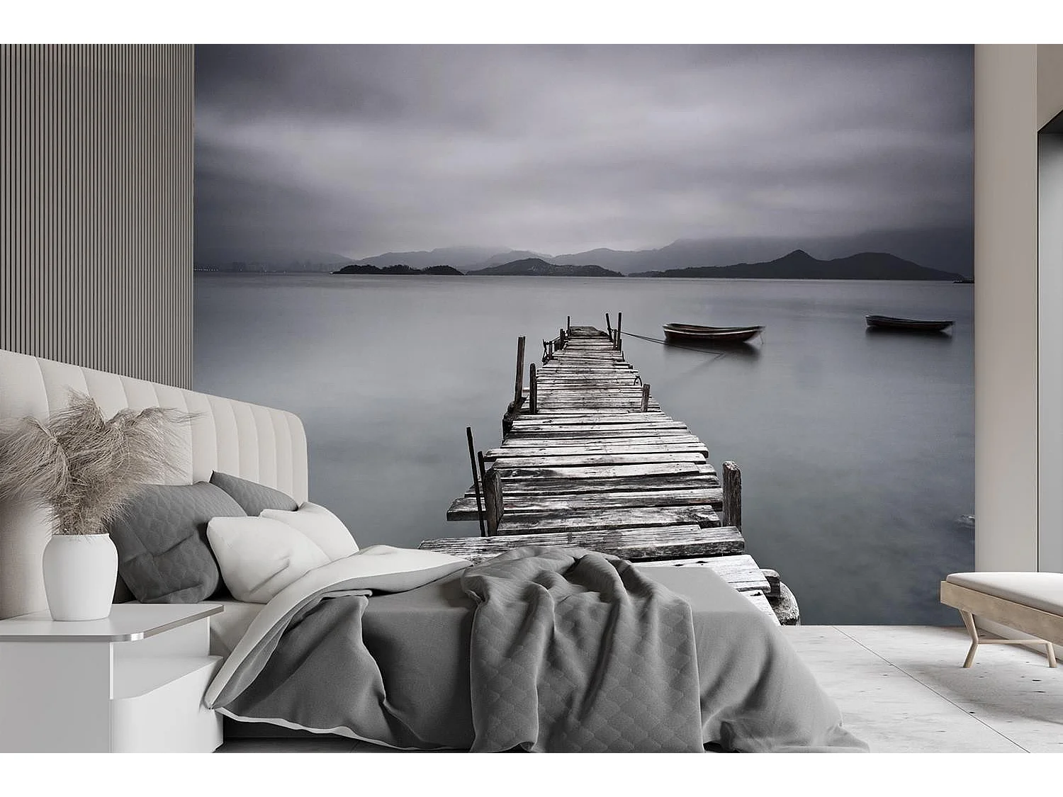 Carta Da Parati, Vecchio ponte sul lago - 100x70