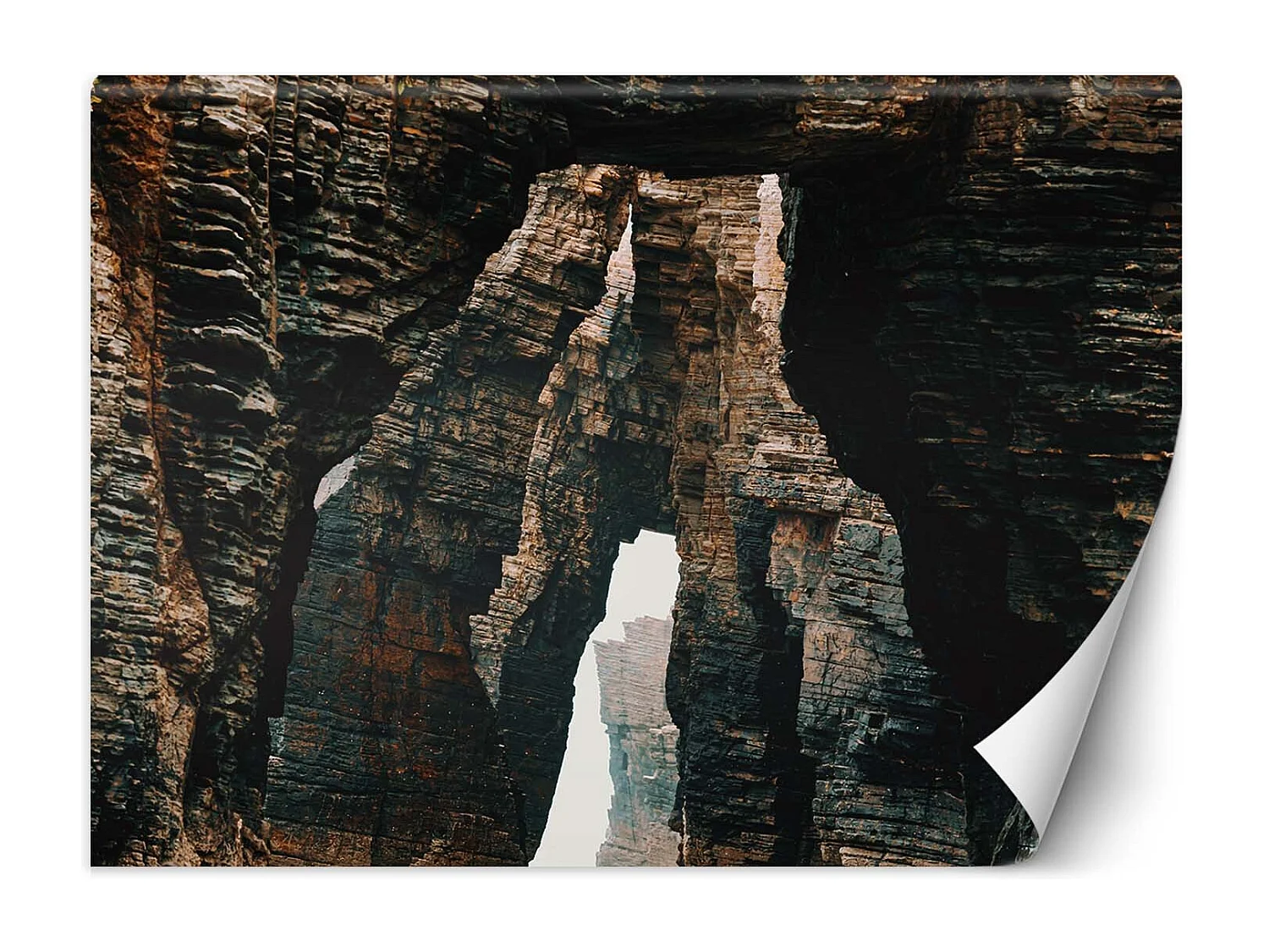 Carta Da Parati, Tunnel nelle rocce - 368x254