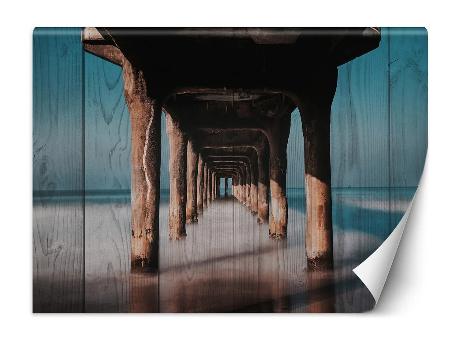 Carta Da Parati, Molo mare spiaggia - 300x210