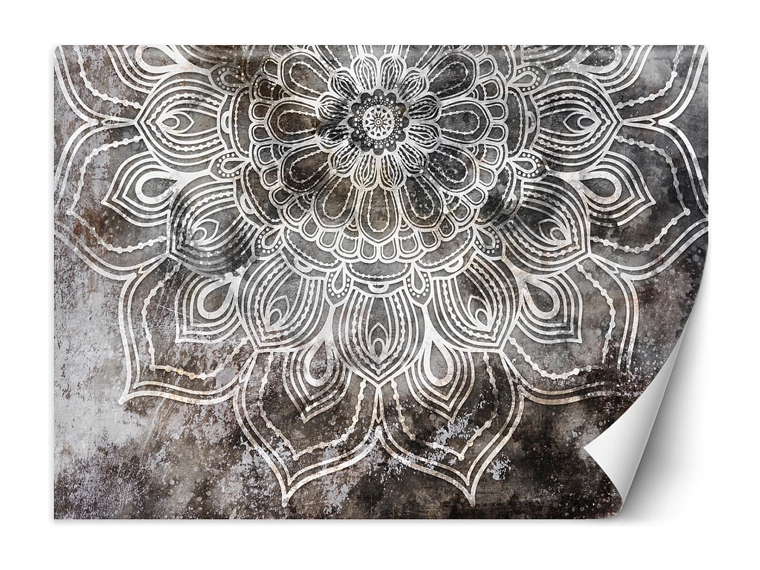 Carta Da Parati, Mandala Oriente Vintage Astratto - 150x105