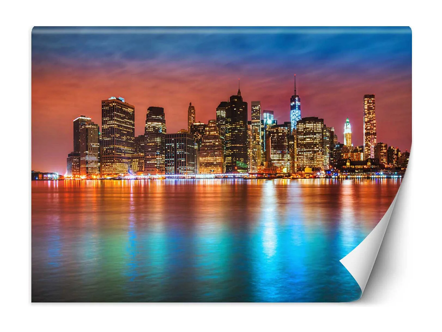 Carta Da Parati, Manhattan di notte - 300x210