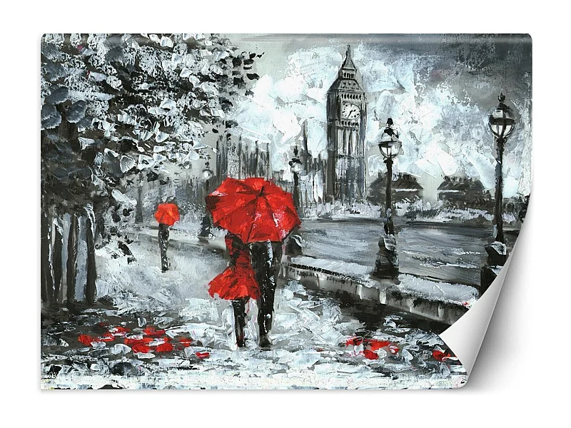 Carta Da Parati, Passeggiata a Londra come dipinto - 150x105