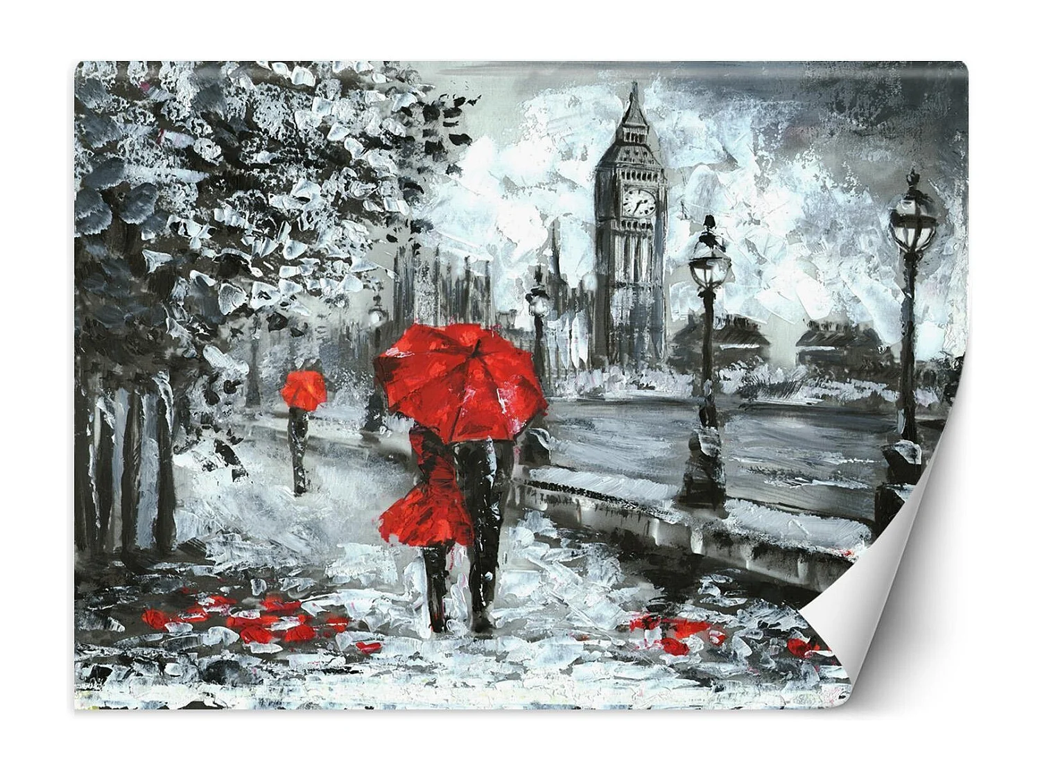 Carta Da Parati, Passeggiata a Londra come dipinto - 150x105
