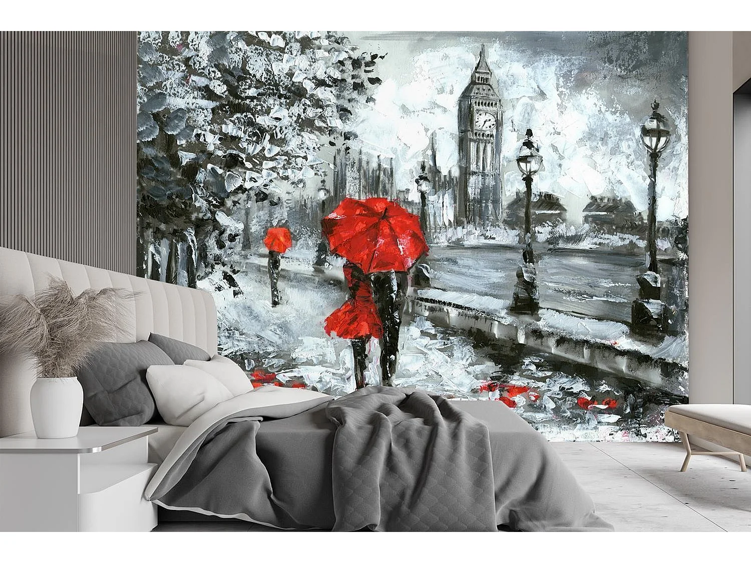 Carta Da Parati, Passeggiata a Londra come dipinto - 150x105