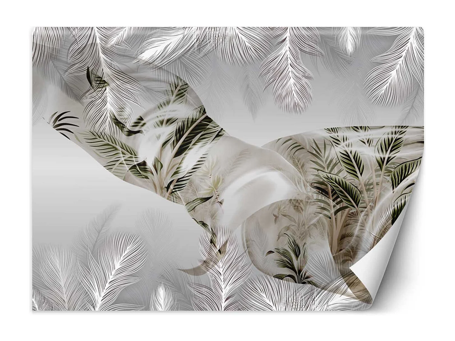 Carta Da Parati, Fogliame nel vento - 250x175