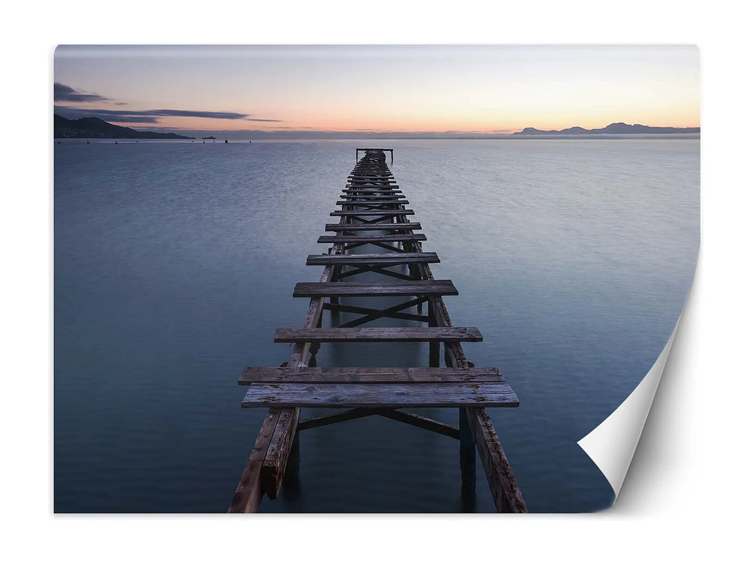 Carta Da Parati, Lago con ponte - 150x105