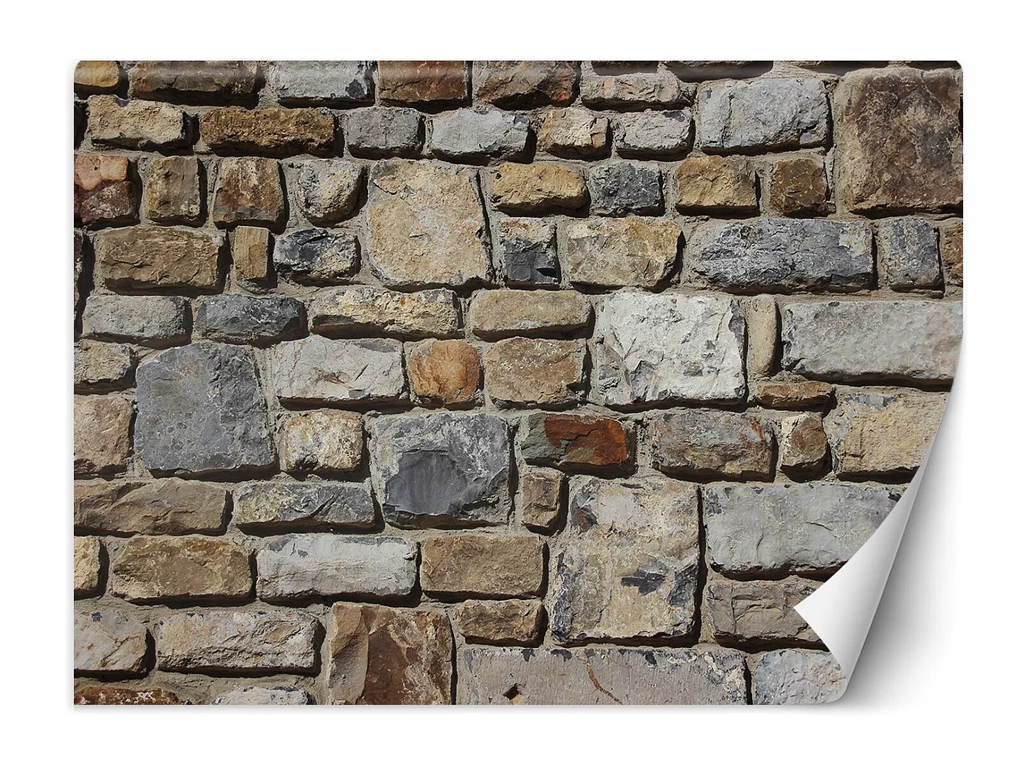Carta Da Parati, Muro di pietra Muro di pietra 3d - 400x280