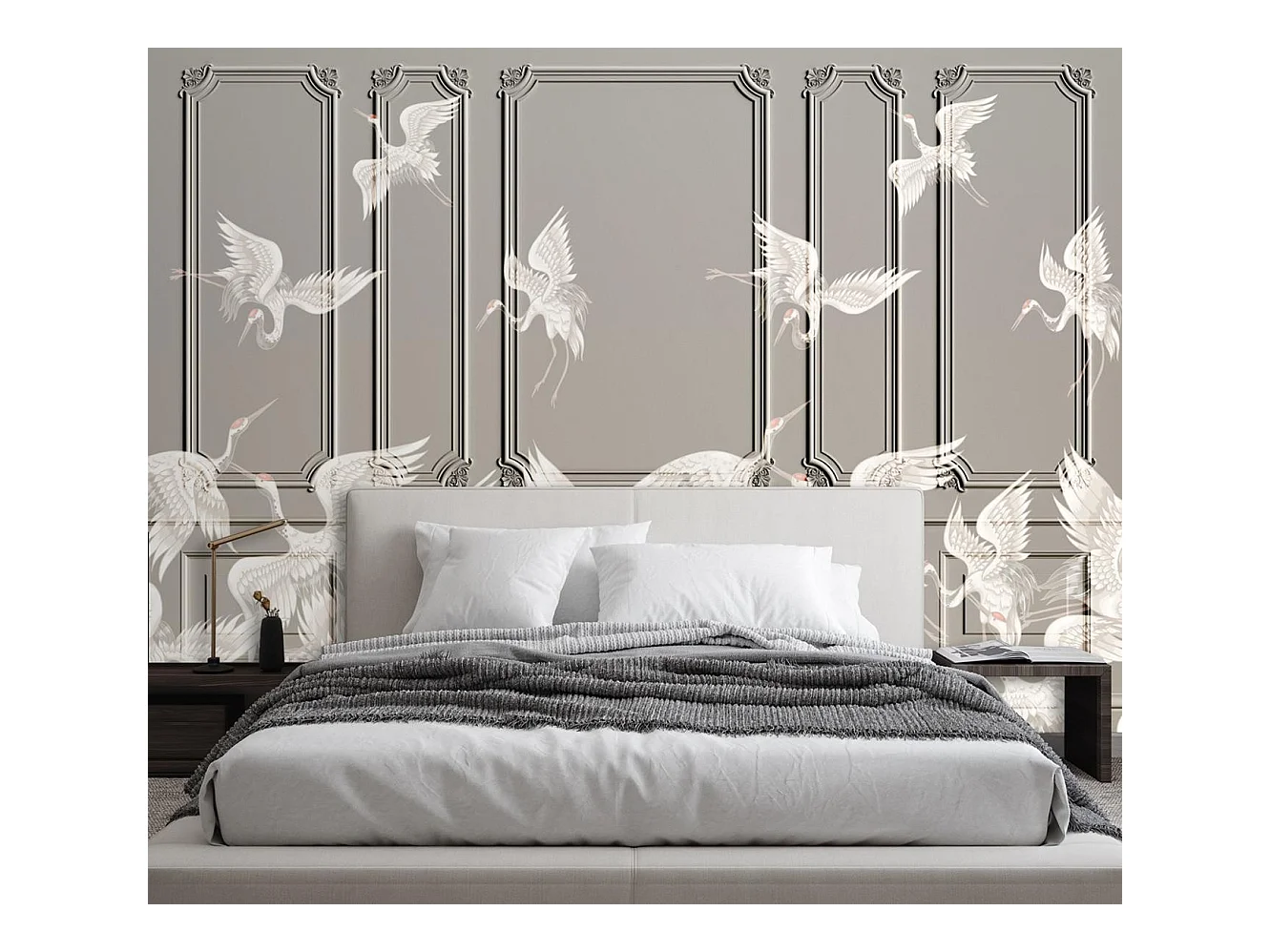 Carta Da Parati, Gru in volo - 450x315