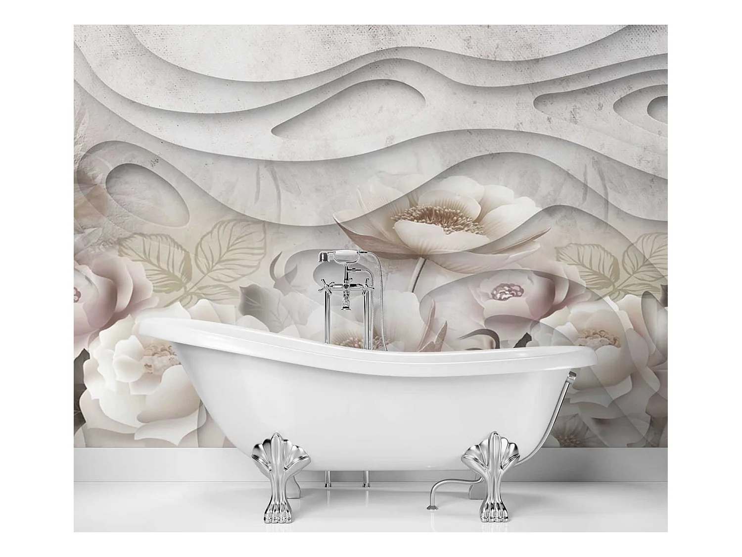 Carta Da Parati, Fiori in fiore Natura concreta - 400x280