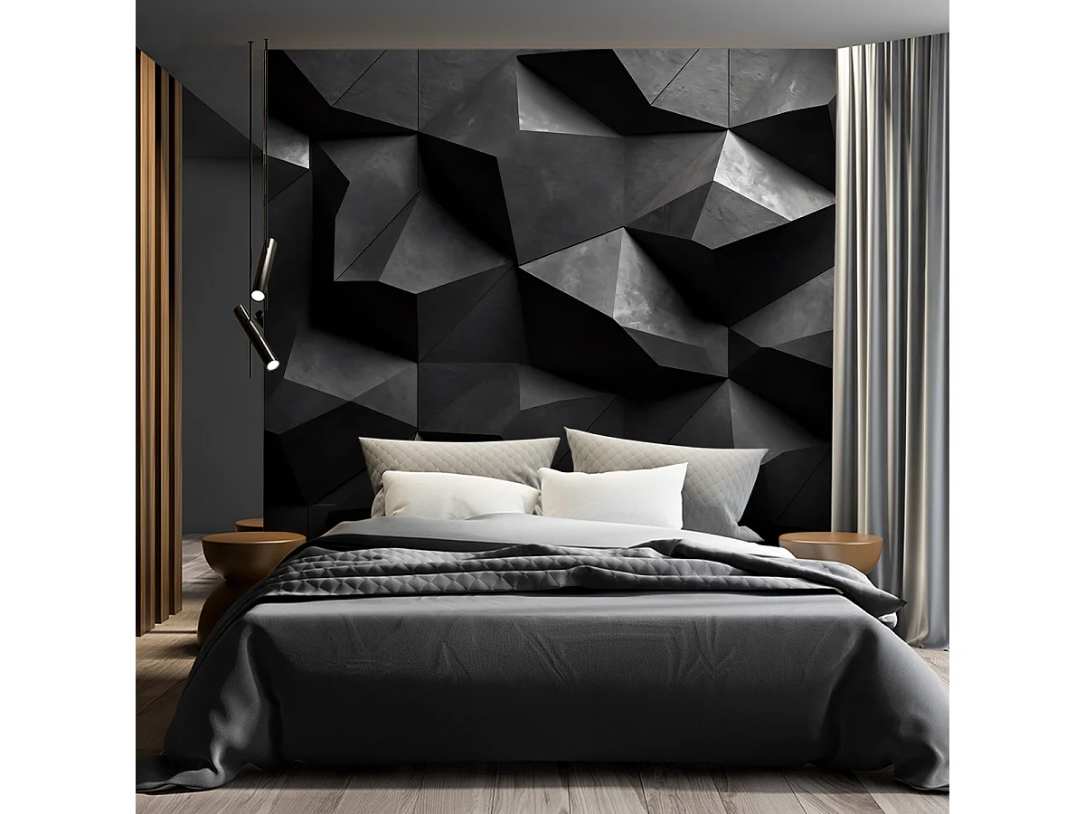 Wallpaper, Abstract geometric shapes - 100x70