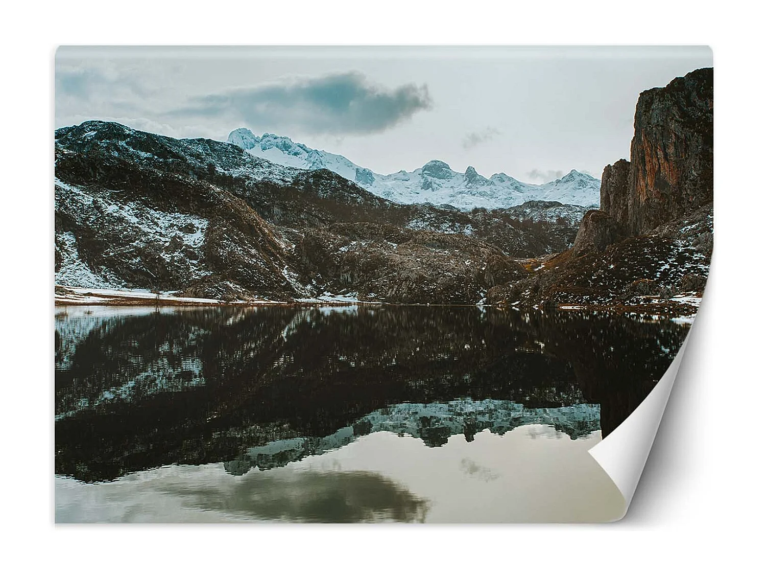 Carta Da Parati, Lago in montagna - 300x210