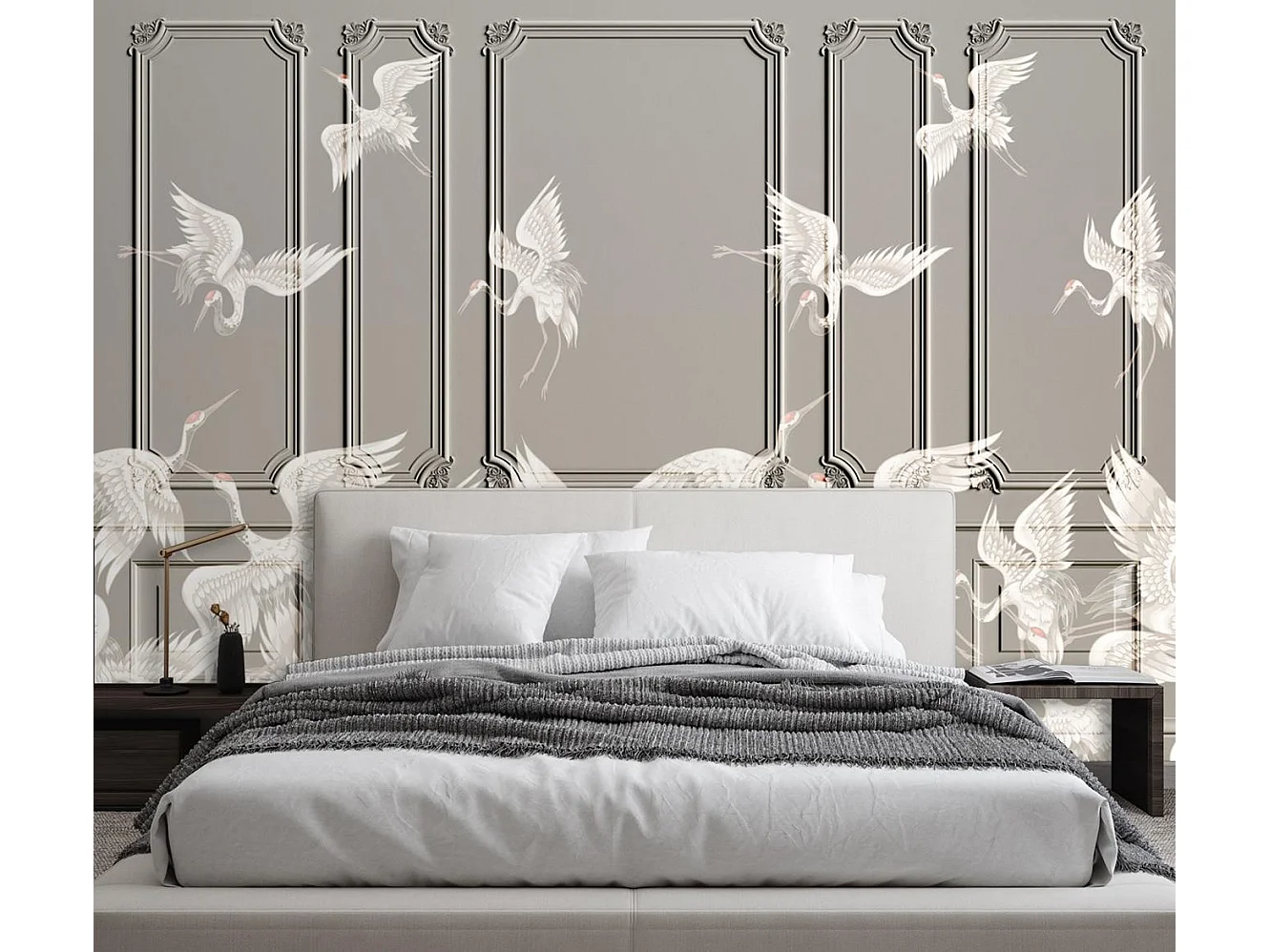 Carta Da Parati, Gru in volo - 254x184