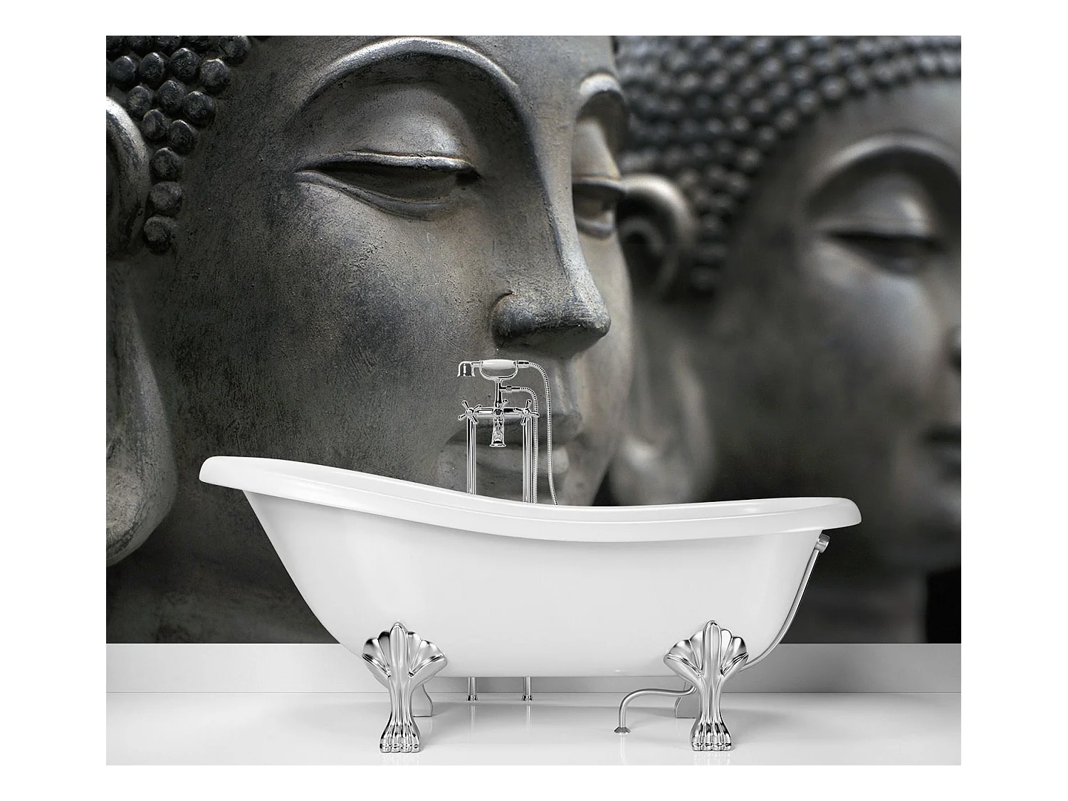 Carta Da Parati, Buddha in meditazione - 450x315