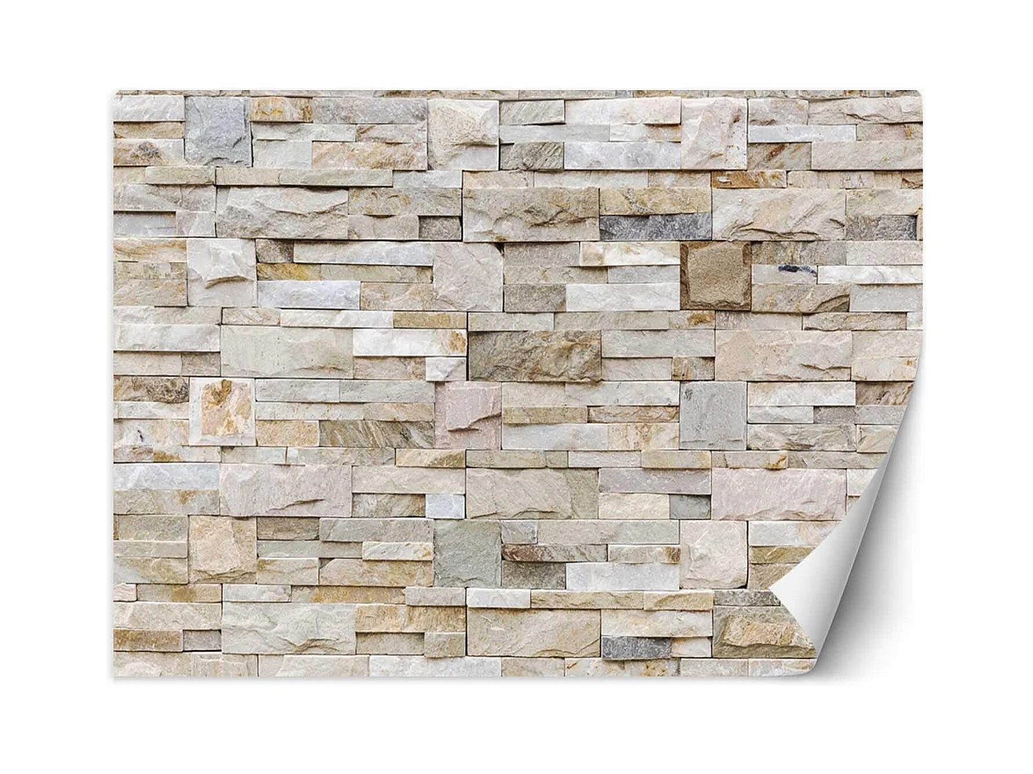 Carta Da Parati, Parete in pietra ottica Parete in pietra arenaria - 250x175