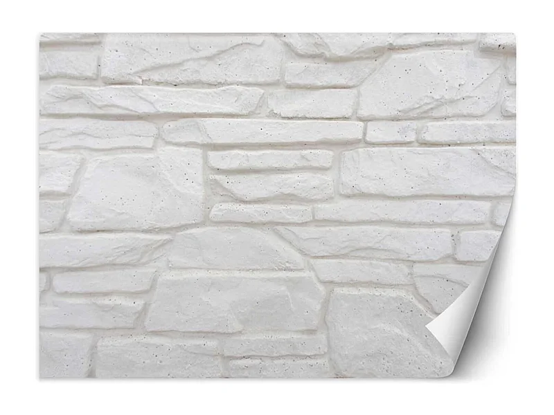 Carta Da Parati, Muro di pietra bianca in mattoni - 300x210