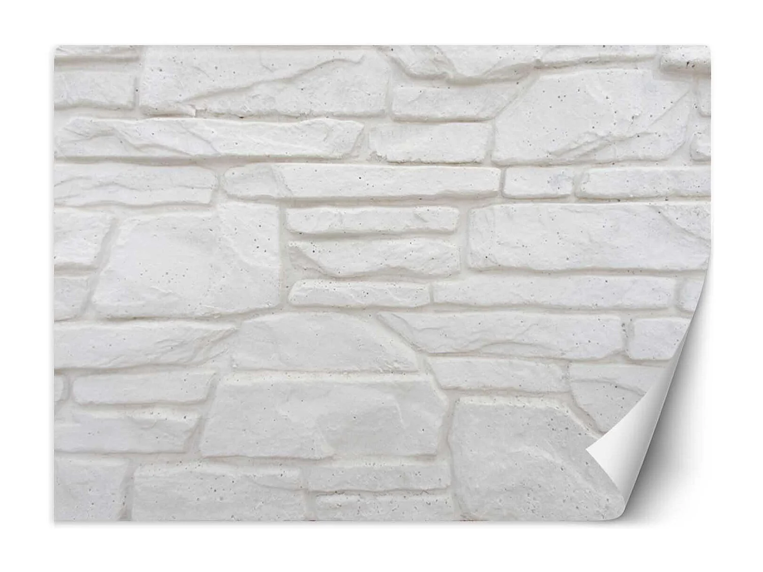 Carta Da Parati, Muro di pietra bianca in mattoni - 300x210